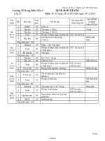 Thiết kế bài dạy lớp 2 - Tuần 17 - Trường TH Long Điền Tiến A