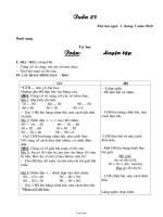 Giáo án giảng dạy khối 1 - Trần Thị Thu Tuyết - Tuần 25