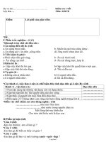 Kiểm tra 1 tiết lớp 6 môn Giáo dục công dân (tiết 10)