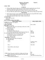 Bài dạy Khối 3 Tuần 16