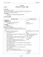 Kế hoạch bài dạy khối 1 - Tuần 21 (chuẩn kiến thức kĩ năng)