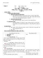 Giáo án Lớp 3 Tuần 9 - GV: Nguyễn Văn Dựng