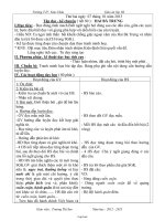 Thiết kế bài dạy lớp 1 - Tuần học 34