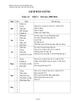 Giáo án Lớp 3 - Tuần 23 - Năm học 2009-2010 - Trường Tiểu học Nguyễn Chí Thanh