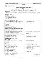 Giáo án lớp 3 Tuần học 31 - Trường Tiểu học Nguyên Hồng