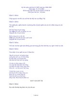 Đề thi tuyển sinh lớp 10 THPT - Môn Ngữ văn