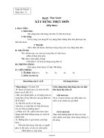 Giáo án Công nghệ Khối 6 - Tiết 60, Bài 23: Thực hành Xây dựng thực đơn (Tiếp theo)