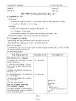 Giáo án Tin học 8 - Tiết 41-42, Bài thực hành 5: Sử dụng lệnh lặp For...Do - Phạm Tấn Phát