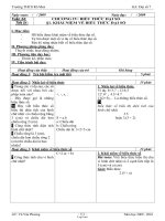 Giáo án lớp 6 môn học Số học - Tiết 41 - Bài 2: Tập hợp các số nguyên