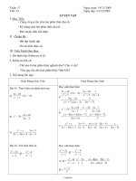 Giáo án Đại số lớp 8 - Tuần 17