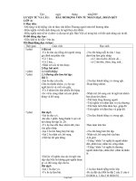 Giáo án Luyện từ và câu 4 - Bài: Mở rộng vốn từ nhân hậu, đoàn kết