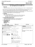 Giáo án Đại số 7 tiết 1 đến 10