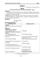 Thiết kế bài dạy các môn học lớp 2 - Trường tiểu học Thuỷ Dương - Tuần 1