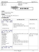 Giáo án Ngữ văn lớp 6 - Tuần 17 - Tiết 66: Ôn tập Tiếng Việt