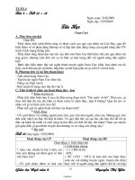 Giáo án Ngữ văn 8 - Tuần 4, 5, 6 - GV: Nguyễn Thị Yến