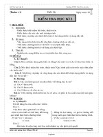 Giáo án Tin học Lớp 8 - Tiết 36: Kiểm tra học kì I - Năm học 2008-2009 - Phạm Thị Lệ