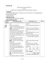 Giáo án tổng hợp Tuần thứ 31 - Lớp 3 năm 2010