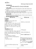 Giáo án tổng hợp lớp 2 - Tuần 1, 2
