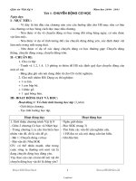 Giáo án môn Vật lí Lớp 8 - Chương trình cả năm - Năm học 2010-2011 - Phạm Thị Hồng Hạnh