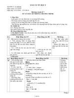 Giáo án Tin học 8 - Tiết 23, Bài thực hành số 7: Xử lý dãy số trong chương trình - Năm học 2009-2010