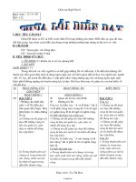 Giáo án dạy Ngữ văn 8 tiết 122: Chữa lỗi diễn đạt