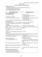 Giáo án các môn lớp 3 (chuẩn kiến thức kĩ năng) - Tuần 1