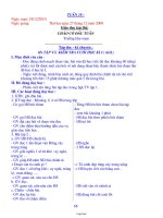 Giáo án tổng hợp Tuần thứ 18 - Lớp 3 năm 2000