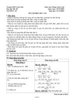 Giáo án Đại số 8 - Trường THCS Sơn Tiến - Tiết 38: Ôn tập học kì I (t2)