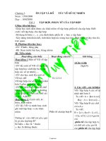 Giáo án Số học lớp 6 (cả năm)