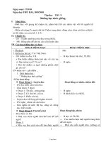 Giáo án môn học lớp 4 - Tuần thứ 5