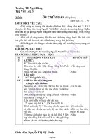 Giáo án Tập viêt lớp 3 tiết 20: Ôn chữ hoa N (tiếp theo)