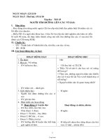 Giáo án môn học lớp 4 - Tuần thứ 13