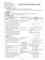 Giáo án Hình học 9 - GV: Nguyễn Tấn Thế Hoàng - Tiết 39: Liên hệ giữa cung và dây