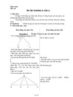 Giáo án Hình học lớp 7 - Trần văn Hồng - Tiết 44: Ôn tập chương II (tiết 1)