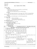 Giáo án Tin học 9 - Tiết 1-20 - Lê Thị Trang