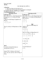 Giáo án môn Toán lớp 7 - Tiết 38: Ôn tập học kì I (tiết 2)