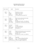 Giáo án Lớp 3 - Tuần 22 - Năm học 2009-2010 (Bản mới 2 cột)