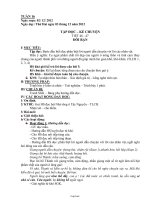 Giáo án lớp 3 Tuần học số 16 năm học 2012