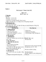 Giáo án Lớp 1 – Tuần 4 - Nguyễn Thị Hiển – Trường TH Đồng Sơn