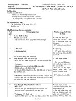 Giáo án Tự nhiên và xã hội Lớp 3 - Tuần 33 - Năm học 2006-2007 - Trần Thị Thanh Hà