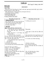 Thiết kế bài dạy lớp 1 - Tuần 29 năm 2013