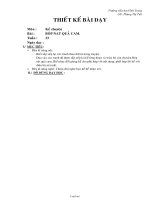 Giáo án Kể chuyện lớp 2 - Bài: Bóp nat quả cam