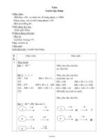 Giáo án môn Toán lớp 3 - Tiết 171: Luyện tập chung
