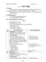 Giáo án môn học Tập đọc 1 - Bài 23: Lũy tre