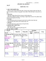 Giáo án môn Ngữ văn lớp 6 - Tiết 97: Kiểm tra văn