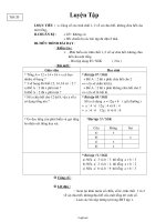 Giáo án Lớp 6 - Môn Toán - Tiết 20: Luyện tập