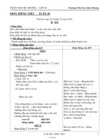 Giáo án Lớp 1 - Tuần 18 - Trần Thị Thu Hương