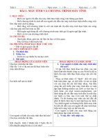 Giáo án Tin học 8 - Tiết 1, Bài 1: Máy tính và chương trình máy tính - Năm học 2010-2011 - Lê Hoàng Minh