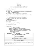 Giáo án Số học lớp 6 - Tiết 78: Mở rộng khái niệm phân số