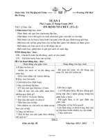 Giáo án Lớp 1 - Tuần 1 - Giáo viên: Vũ Thị Quỳnh Trâm - Trường TH Hai Bà Trưng